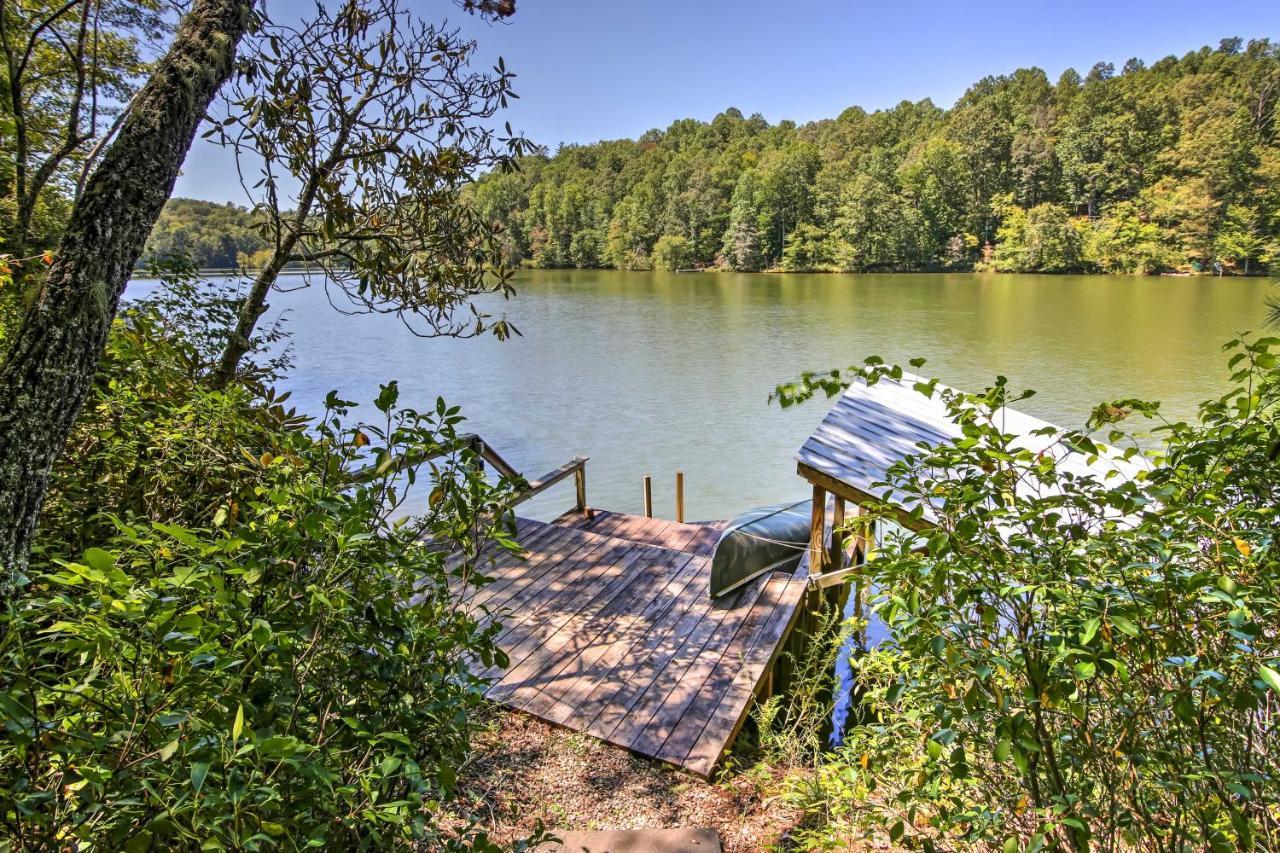 Lakefront Mountain Rest Cottage With Gas Fireplace! Walhalla المظهر الخارجي الصورة